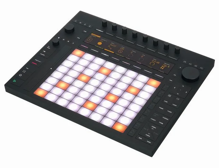 Ableton Push 3 - Ultimate Cover Bundle, nivåmätarna och lysdioderna