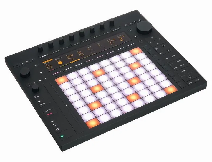 Ableton Push 3 - Ultimate Cover Bundle, nivåmätarna och lysdioderna