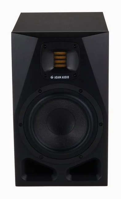 ADAM Audio A7V Stand Bundle, baksidan med anslutningarna