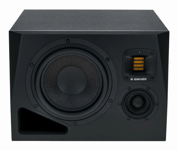 ADAM Audio A8H left, baksidan med anslutningarna