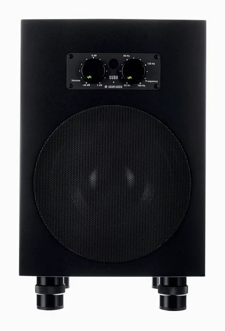 ADAM Audio Sub 8, baksidan med anslutningarna