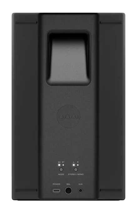 AIAIAI UNIT-4 Set (Black), fronten med woofer och diskant