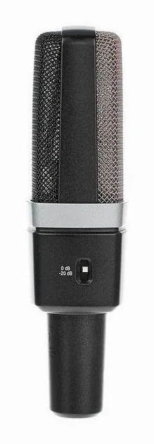 AKG C214, hållaren och fästet