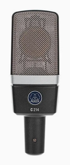 AKG C214 Set, hållaren och fästet