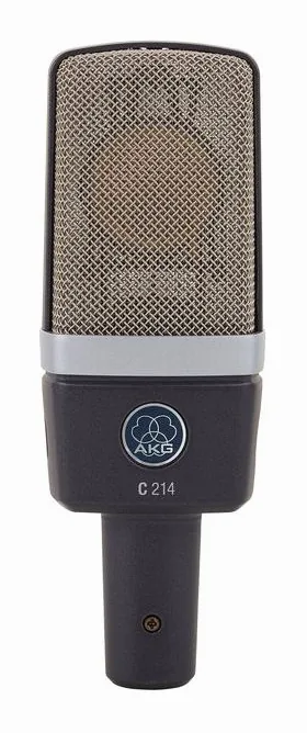 AKG C214 Stereo Set, XLR-kontakten i botten