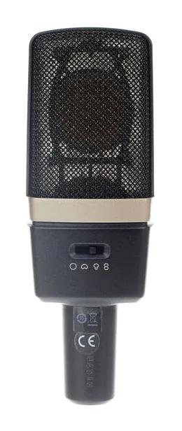AKG C314, mikrofonkorgen på nära håll