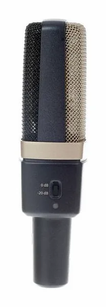 AKG C314, mikrofonkorgen på nära håll
