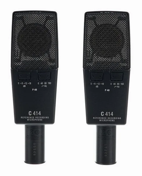 AKG C414 XLS Stereo Set, XLR-kontakten i botten