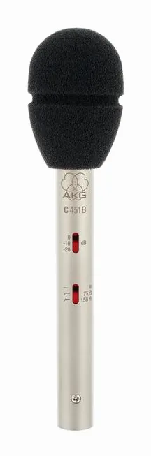 AKG C 451 B, loggan och ytan