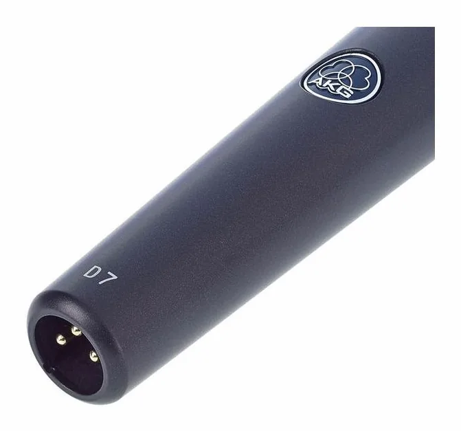 AKG D-7, loggan och ytan