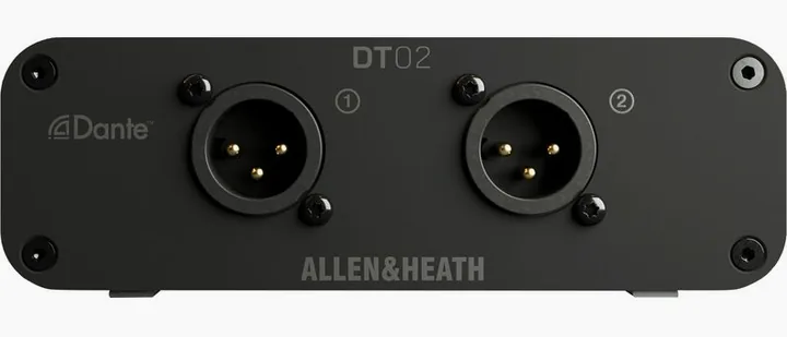 Allen & Heath DT02, nivåmätarna och lysdioderna