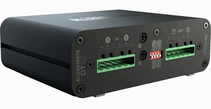 Allen & Heath DT22, höljet sett från sidan