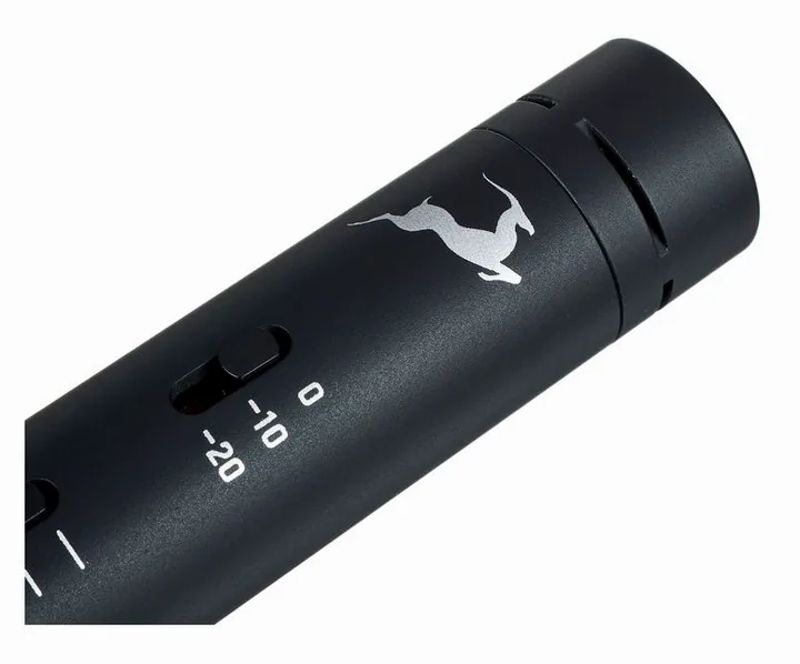Antelope Edge Note, mikrofonkorgen på nära håll