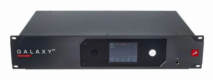 Antelope Galaxy 64 Synergy Core, anslutningarna på baksidan
