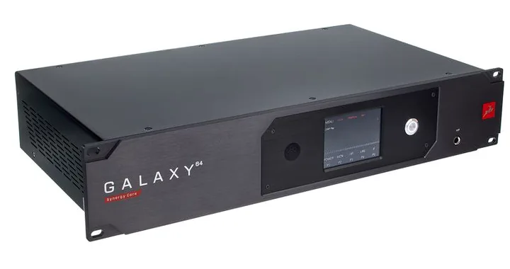 Antelope Galaxy 64 Synergy Core, nivåmätarna och lysdioderna