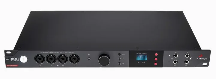 Antelope Orion Studio SC Stereo Bundle, ovansidan av lådan