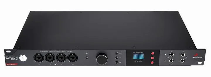 Antelope Orion Studio Synergy Core, frontpanelen med rattarna
