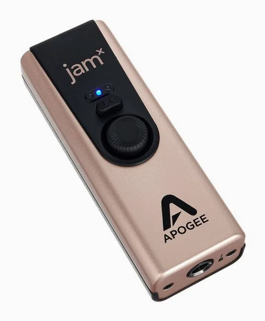 Apogee Jam X, ovansidan av lådan