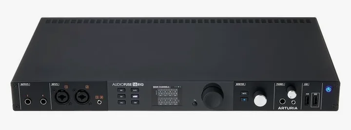 Arturia AudioFuse 16Rig, ingångarna på framsidan
