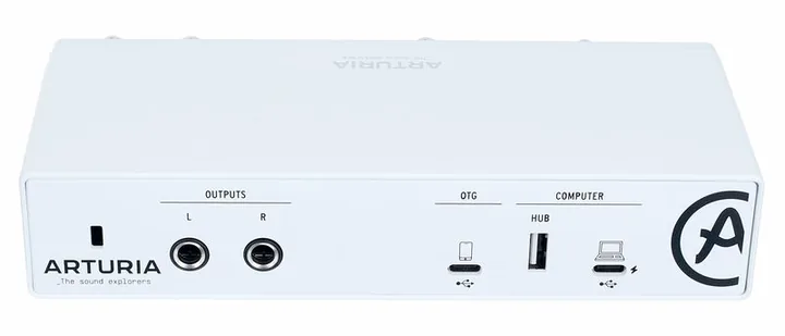Arturia MiniFuse 2 OTG, höljet sett från sidan