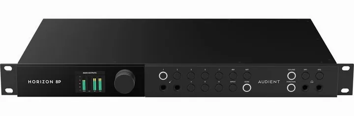 Audient Horizon 8P, anslutningarna på baksidan