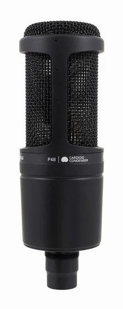 Audio-Technica AT2020 Popkiller Set, mikrofonkorgen på nära håll