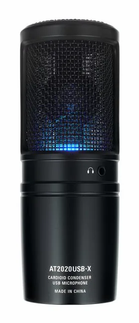 Audio-Technica AT2020USB-X, XLR-kontakten i botten