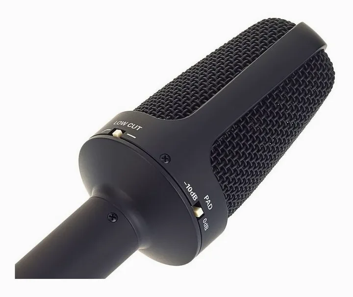 Audio-Technica BP4025, mikrofonkorgen på nära håll
