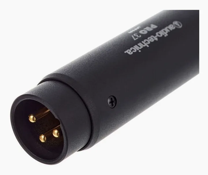 Audio-Technica Pro 37, mikrofonkorgen på nära håll