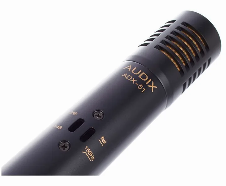 Audix ADX 51, mikrofonkorgen på nära håll