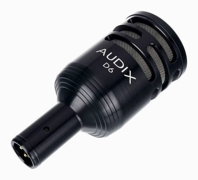 Audix D6 Bundle, mikrofonkorgen på nära håll