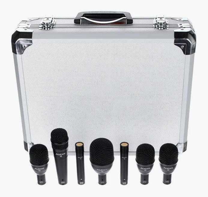 Audix FP-7 F9 Drumset Bundle, gallret framifrån
