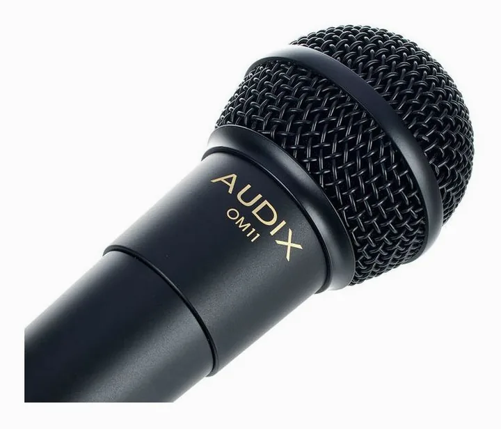 Audix OM11, mikrofonkorgen på nära håll