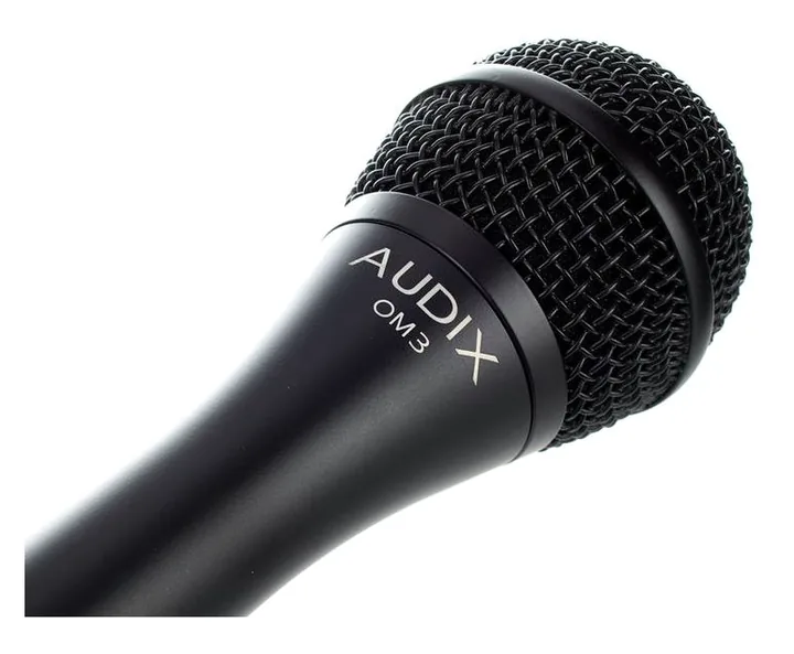 Audix OM3, loggan och ytan