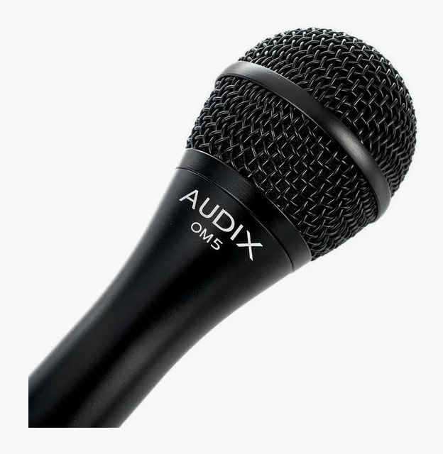 Audix OM5, loggan och ytan