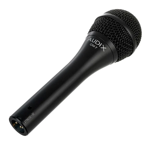 Audix OM7 Bundle, mikrofonkorgen på nära håll