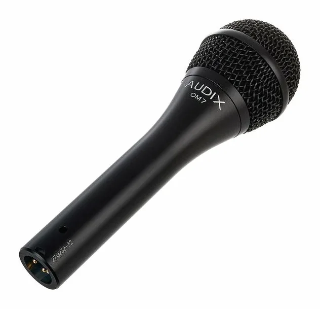 Audix OM7, mikrofonkorgen på nära håll