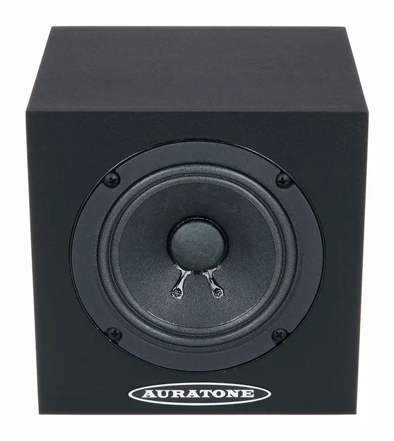 Auratone 5C Active Sound Cube Single Bk, basreflexporten