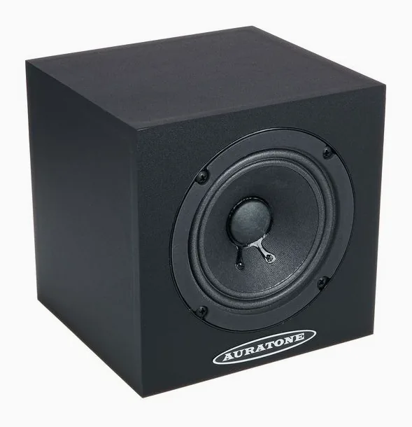 Auratone 5C Active Sound Cube Single Bk, basreflexporten