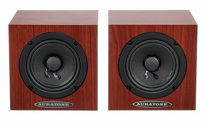 Auratone 5C Super Sound Cube Amp Set Cl, knapparna på bakpanelen