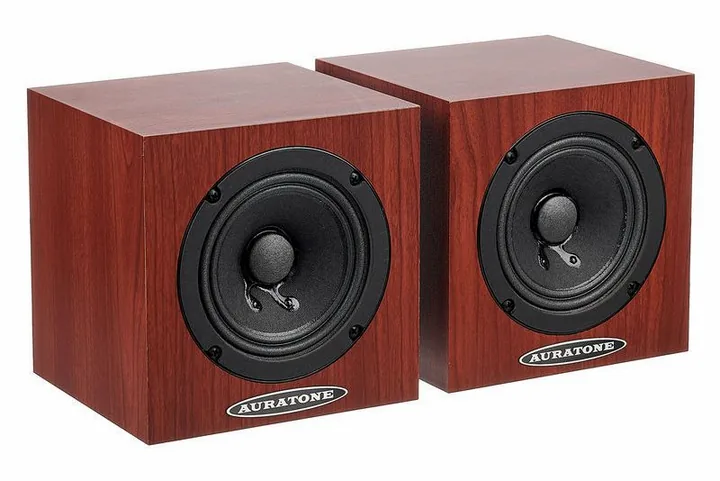 Auratone 5C Super Sound Cube Classic, baksidan med anslutningarna
