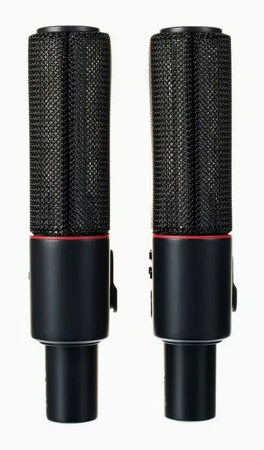 Austrian Audio OC818 Black Dual Set Plus, mikrofonkorgen på nära håll