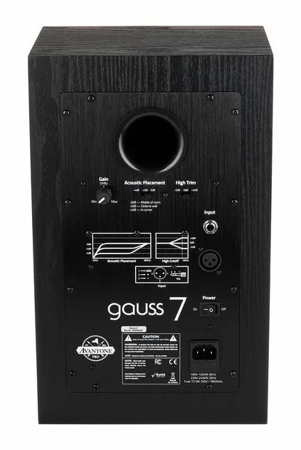 Avantone Gauss 7, fronten med woofer och diskant