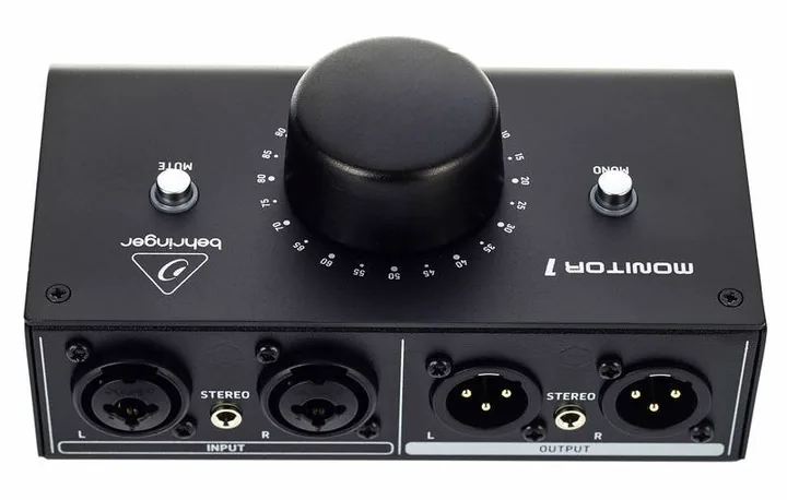 Behringer Monitor1, loggan och ytan