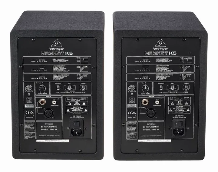 Behringer NEKKST K5, kabinettet sett från sidan