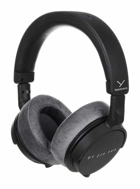 beyerdynamic DT-270 Pro, öronkuddarna på nära håll