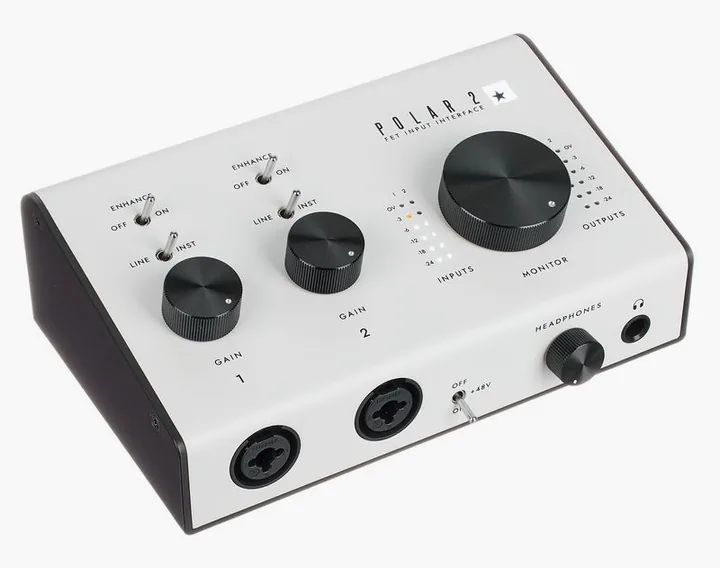 Blackstar Polar 2 WT, nivåmätarna och lysdioderna
