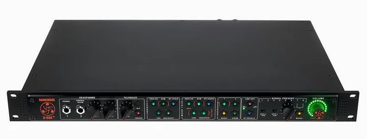 Dangerous Music D-Box+, knapparna på bakpanelen