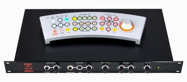 Dangerous Music Monitor ST, baksidan med anslutningarna