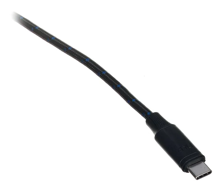 DAP-Audio FL115 USB-C to 2x XLR/M 1.5m, nivåmätarna och lysdioderna
